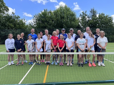 Parent and Daughter Tennis Competition
